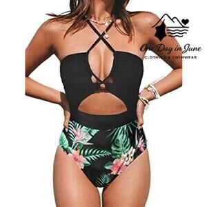 Cupshe Cut Out One Piece Swimsuit Size M